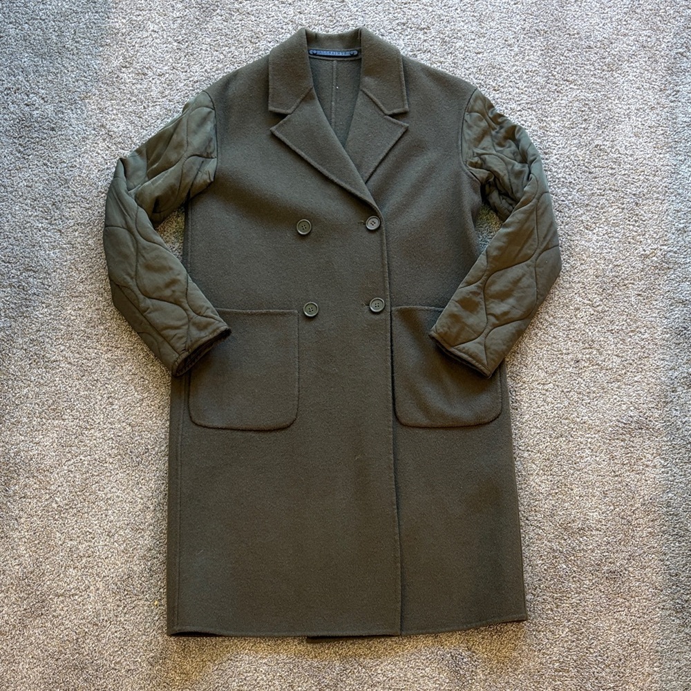 All Saints Florence Double-Breasted wool blend Jacket